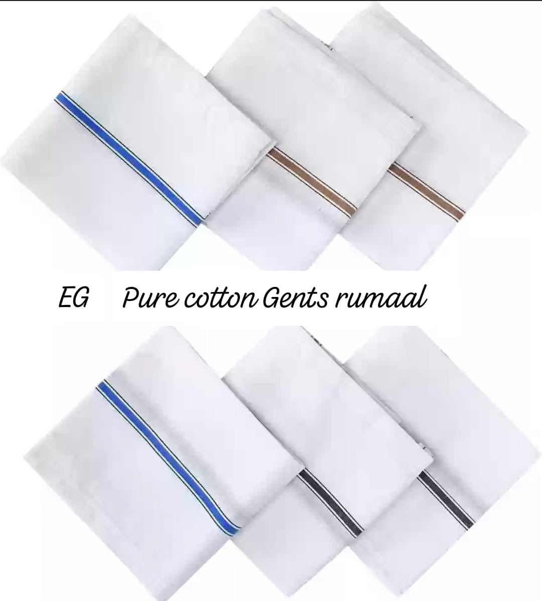 Pure cotton gents handkerchief