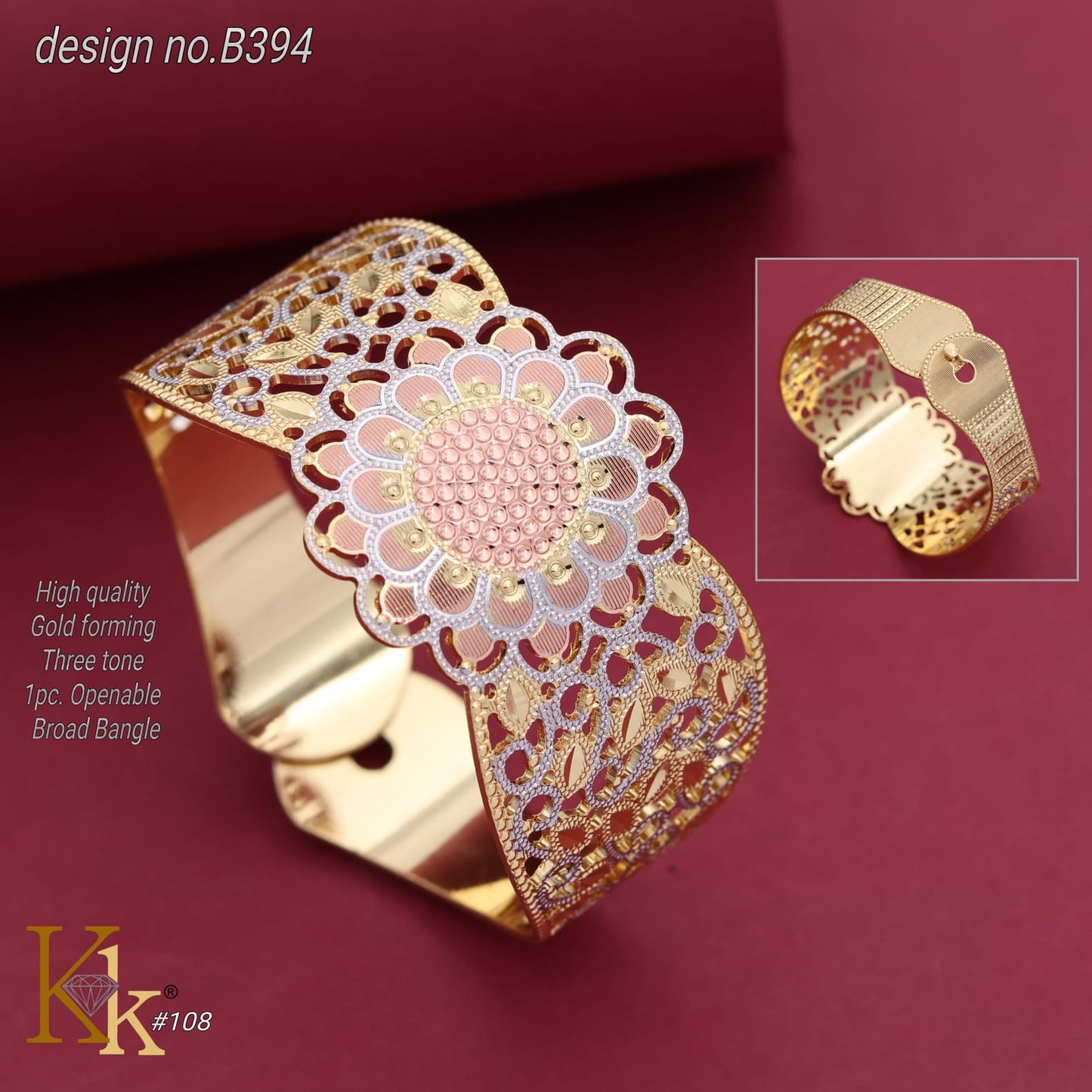 Openable Gold forming bracelet
