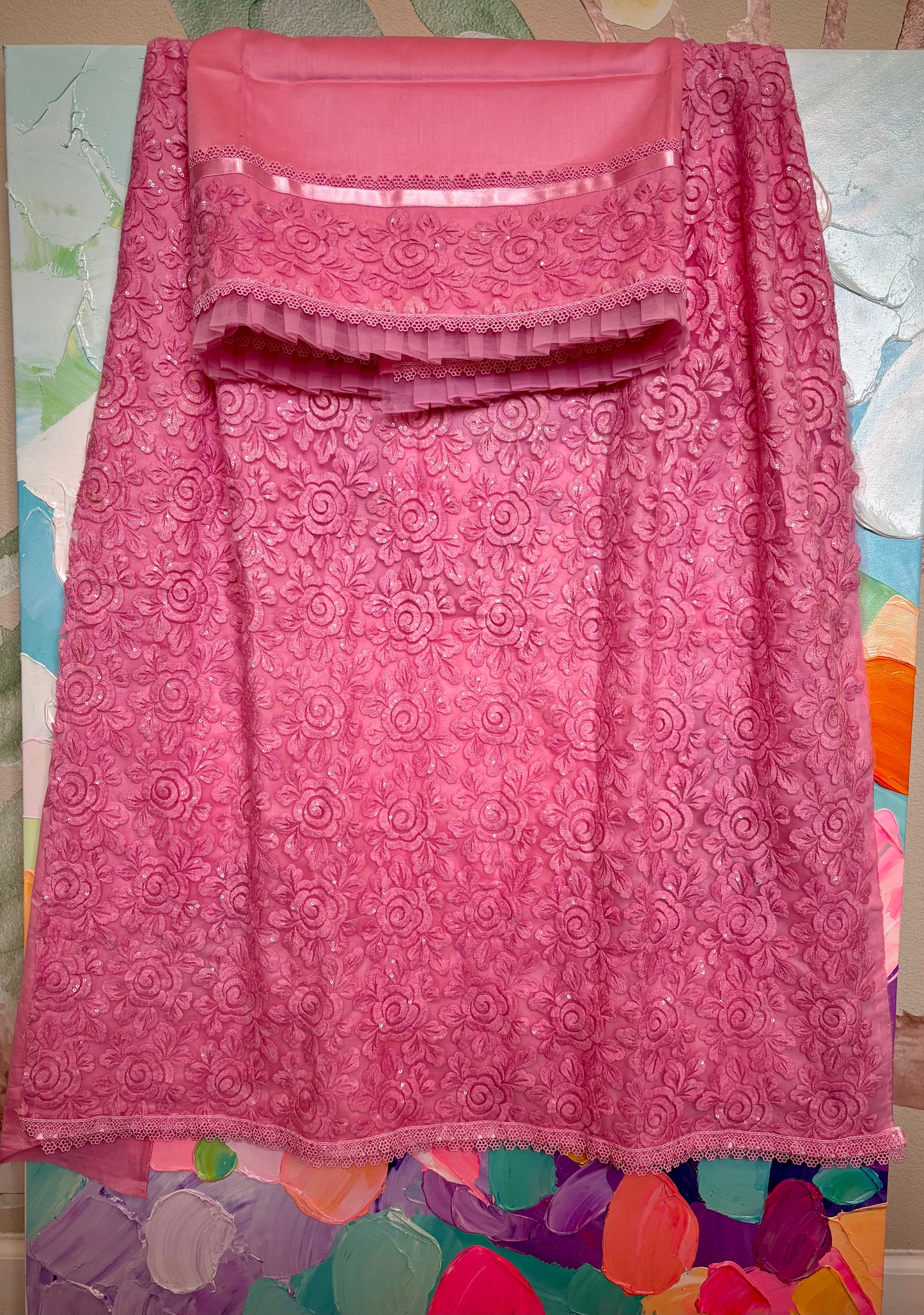 Pink Rida With Masallah and Socks