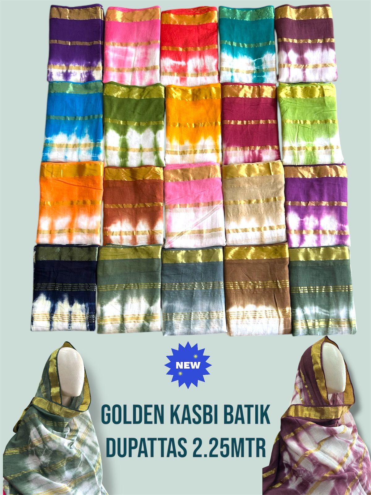 Golden Kasabi Dupatta